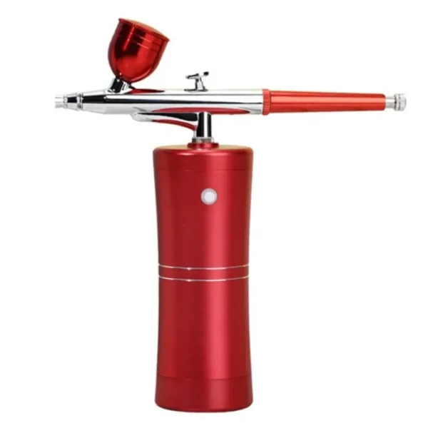 Többfunkciós airbrush légkefe szórópisztoly kompresszor készlet smink- és körömdizájn arc gőzölő művészi festéshez torta spray - Image 2