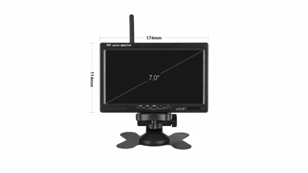Vezeték nélküli tolatókamera monitorral 12/24V - Image 2