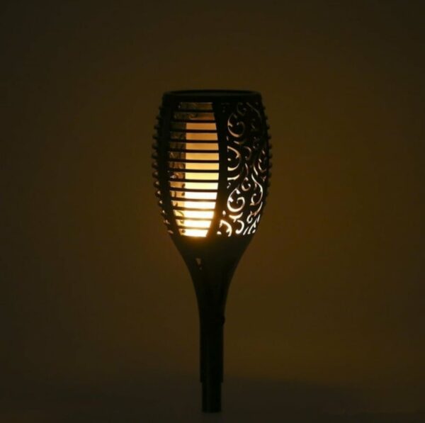Napelemes LED fáklya talajba szúrható szolár lámpa 81 cm - Image 3