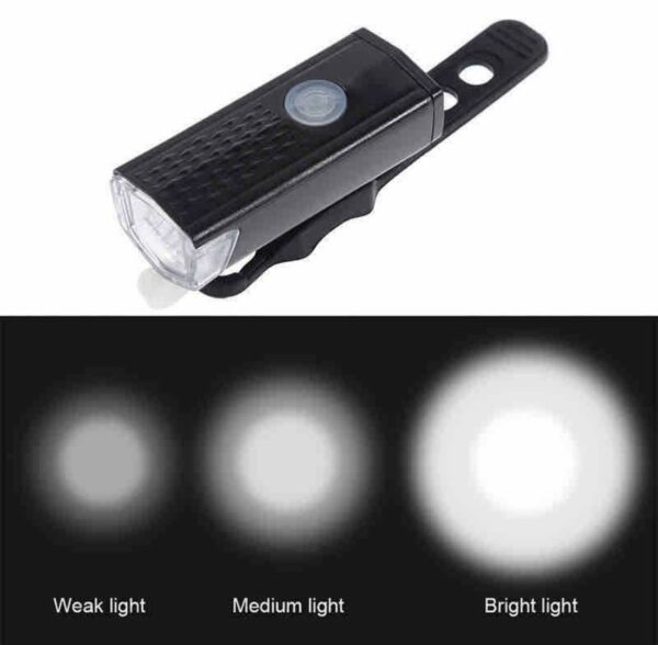 USB tölthető LED kerékpár világítás biciklilámpa - Image 6