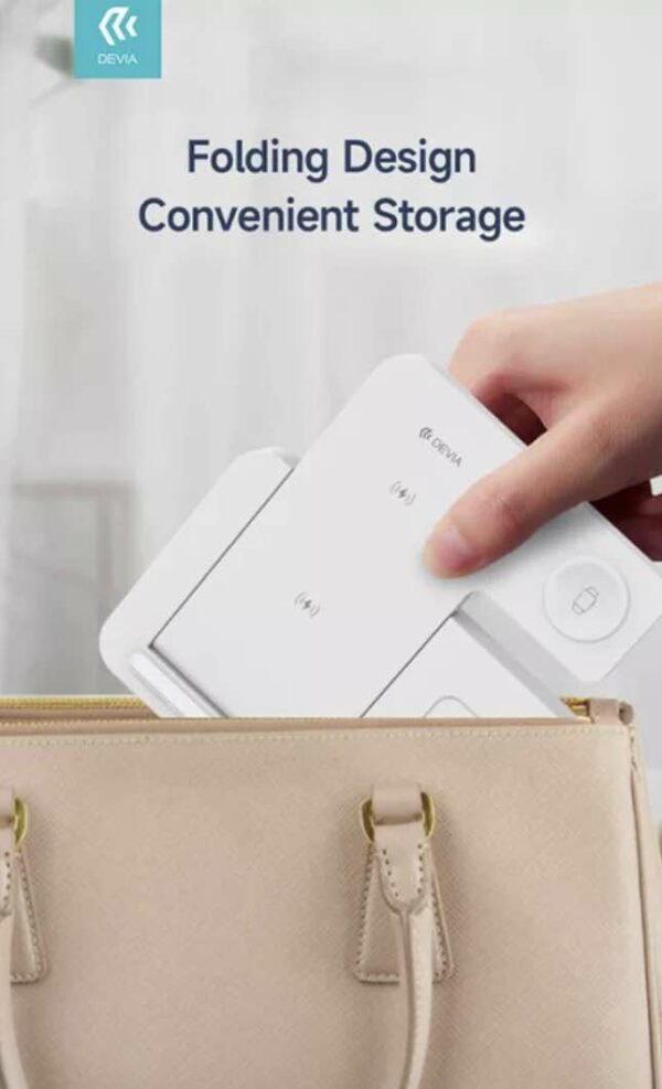 Devia 3in1 univerzális vezeték nélküli töltő állomás 15 W ST379857 - Image 7