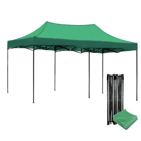 Összecsukható kerti sátor pavilon tetőponyvával 3x4.5 m - Image 2