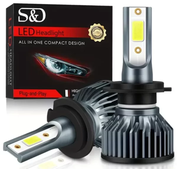SMD-W159329 H1 V6 LED fényszóró szett 24W 12V párban