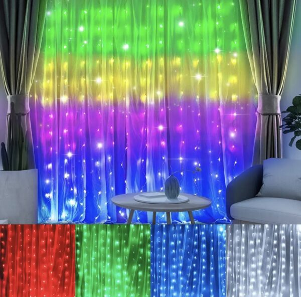 Intelligens RGB LED fényfüggöny - Image 2