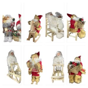 Mikulás figura több féle 30 cm