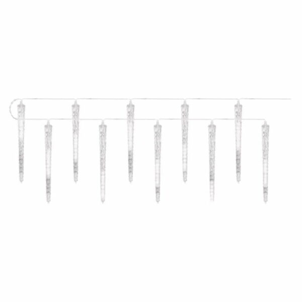 Olvadást imitáló jégcsap LED fényfüzér több színben 30 cm - Image 7
