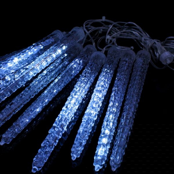 Olvadást imitáló jégcsap LED fényfüzér több színben 30 cm - Image 4