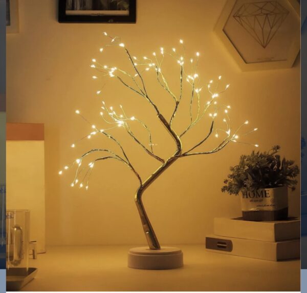 Dekoratív asztali LED fa világító dekoráció érintő gombos 50 cm - Image 5