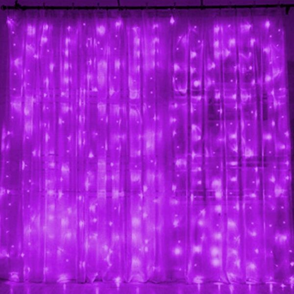 Led fényfüggöny világító dekoráció 2x1.5 m több színben - Image 12