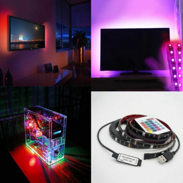 Wifi-s LED szalag TV háttérvilágítás telefonról vezérelhető 3 m - Image 3