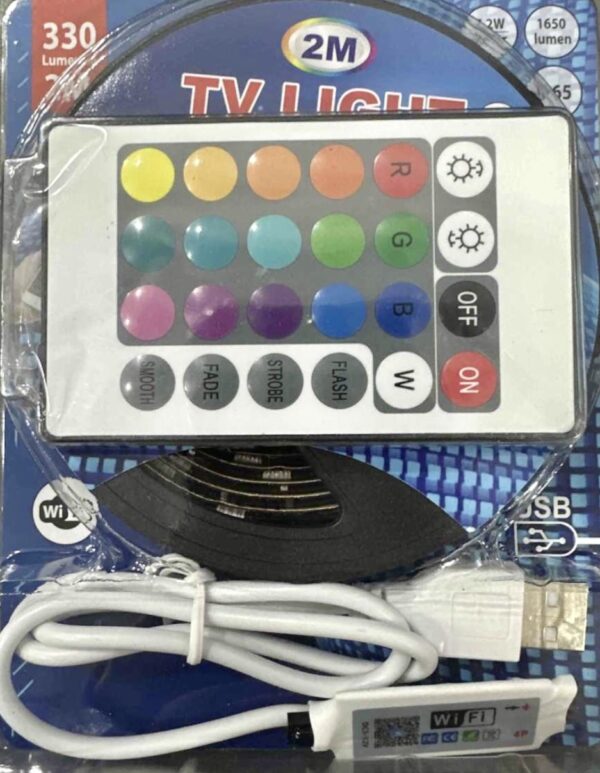 Wifi-s LED szalag TV háttérvilágítás telefonról vezérelhető 2 m - Image 5