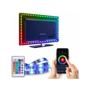 Wifi-s LED szalag TV háttérvilágítás telefonról vezérelhető 5 m
