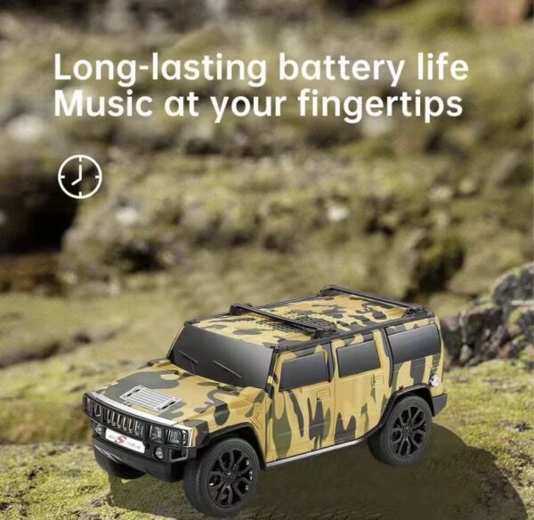 Bluetooth Vezeték Nélküli Hangszóró Autó Terepjáró Dizájn USB TF FM MP3 WS-590 Hummer - Image 8