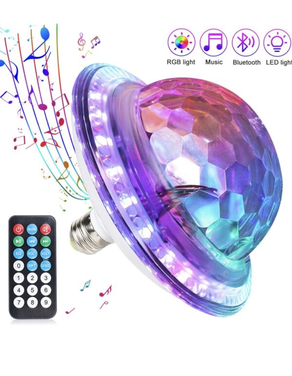 Crystal UFO Magic Ball RGB LED Fényű Bluetooth LED Izzó - Image 2