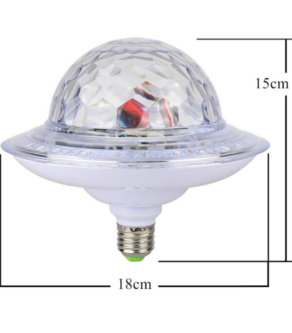 Crystal UFO Magic Ball RGB LED Fényű Bluetooth LED Izzó - Image 7