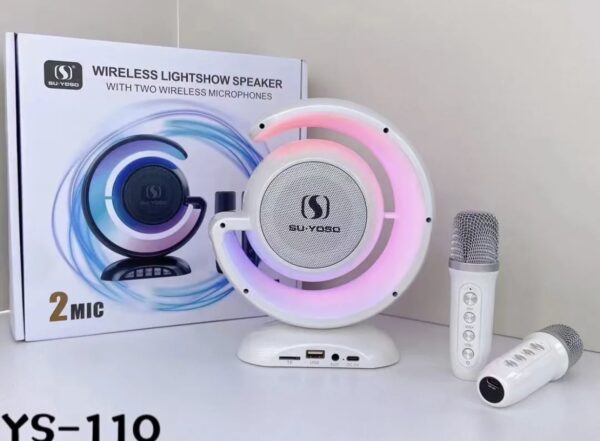 Vezeték nélküli Bluetooth hangszóró két mikrofonnal - Image 4