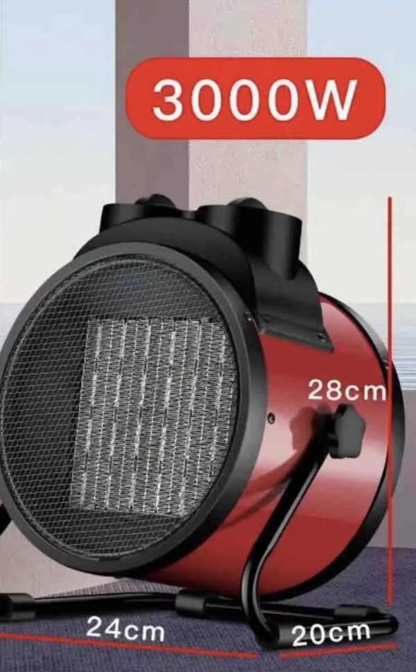 Ventilátoros Fűtőelem 3000W 230V BH-P3 - Image 2
