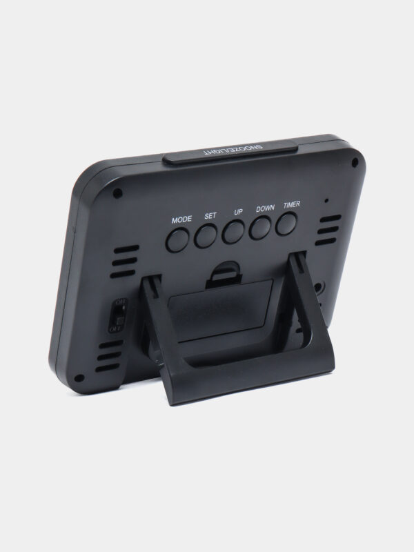 LCD kijelzős LED ébresztőóra 7002WJ fekete - Image 2