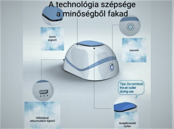 Ozo Gravel ózonos fertőtlenítő ózonkészülék vírusok baktériumok és penészgombák ellen - Image 31