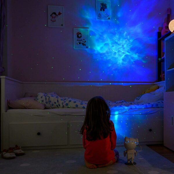 Asztronauta űrhajós csillagos égbolt lézer projektor RGB LED hangulatvilágítás - Image 5
