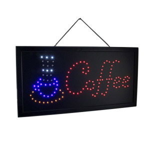 LED világító reklám tábla - COFFEE