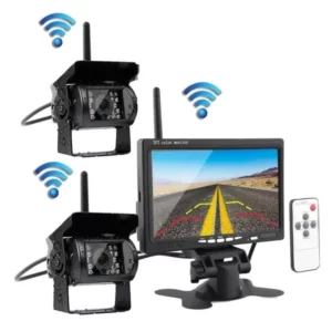 Vezeték nélküli tolatókamera monitorral 12/24V