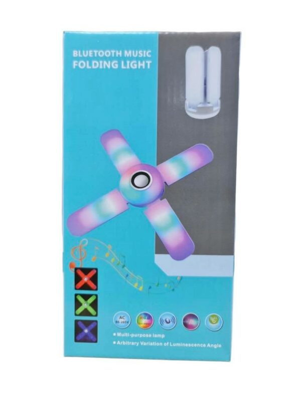 Összecsukható RGB led izzó beépített hangszóróval - Image 3