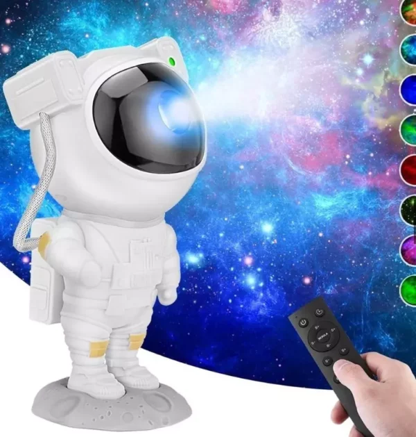 Asztronauta űrhajós csillagos égbolt lézer projektor RGB LED hangulatvilágítás - Image 8