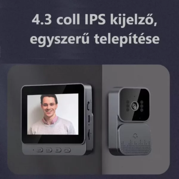 Smart Home vezeték nélküli videós kapucsengő éjjellátó funkcióval - Image 4