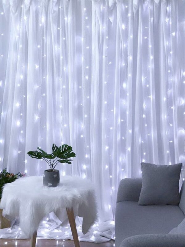 Karácsonyi LED fényfüggöny hidegfehér 2x2 m - Image 3