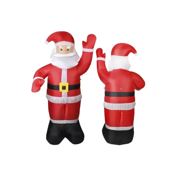 Felfújható LED mikulás figura 180 cm