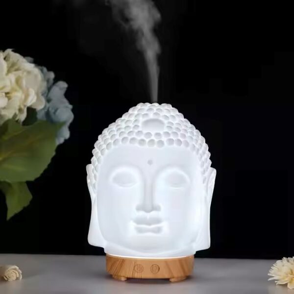Buddha kerámia szobor aroma diffúzor párásító készülék