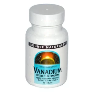 Vanadium Chromium 90db tabletta – Source Naturals
