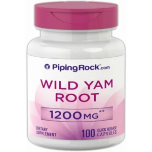 Wild Yam gyökér kivonat 1200 mg, 100 Vega kapszula – Piping Rock